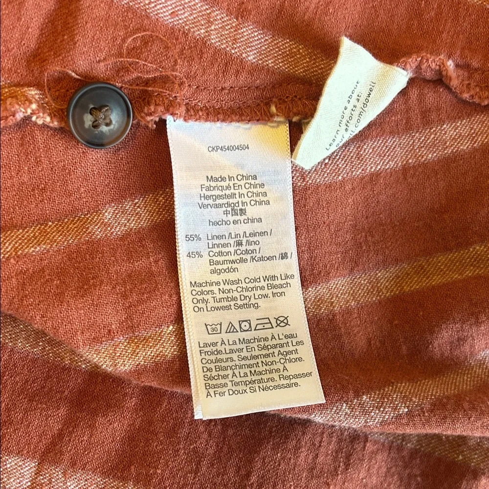 Madewell Linen blend Wrap Skirt - Picture 5 of 5